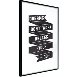 Arkiio Affisch Dreams don't work [Poster] 20x30 Poster